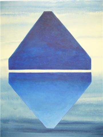 Reflection I, Acryl auf canvas, 120 x 100 cm, 2011