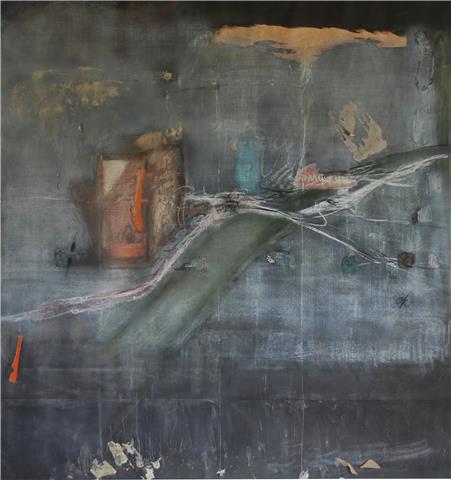 Green road, Pastel, papier, 152 x 160 cm, 2012